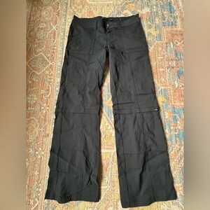 Prana Black Hiking Outdoor Pants